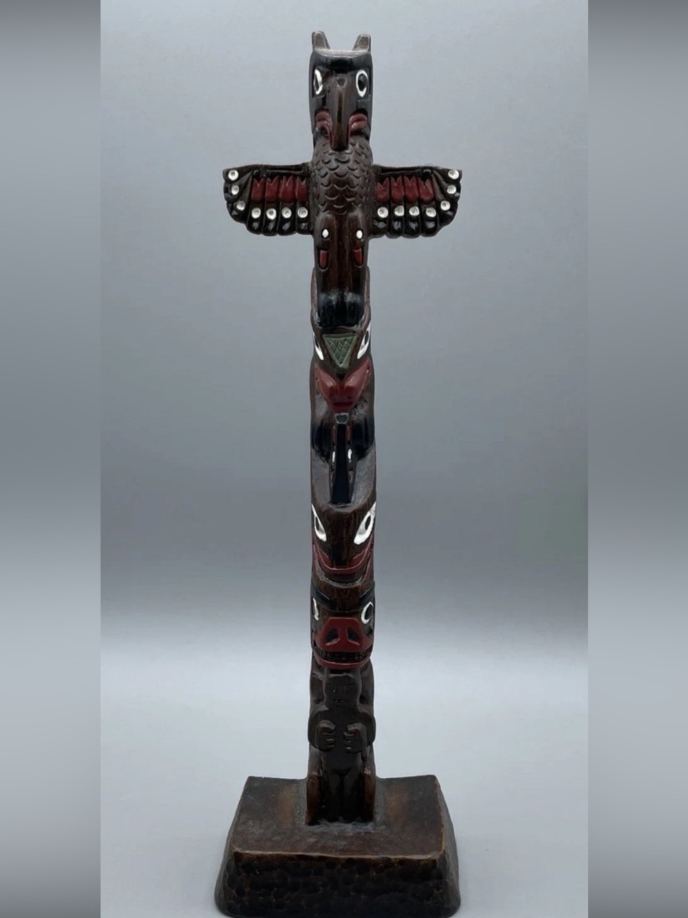 Vintage Boma Totem Eagle wings Canadian